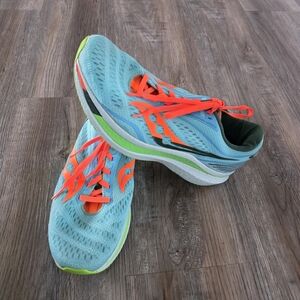 Saucony Men's Vibrant Bue/ Orange Running Shoes Size 10